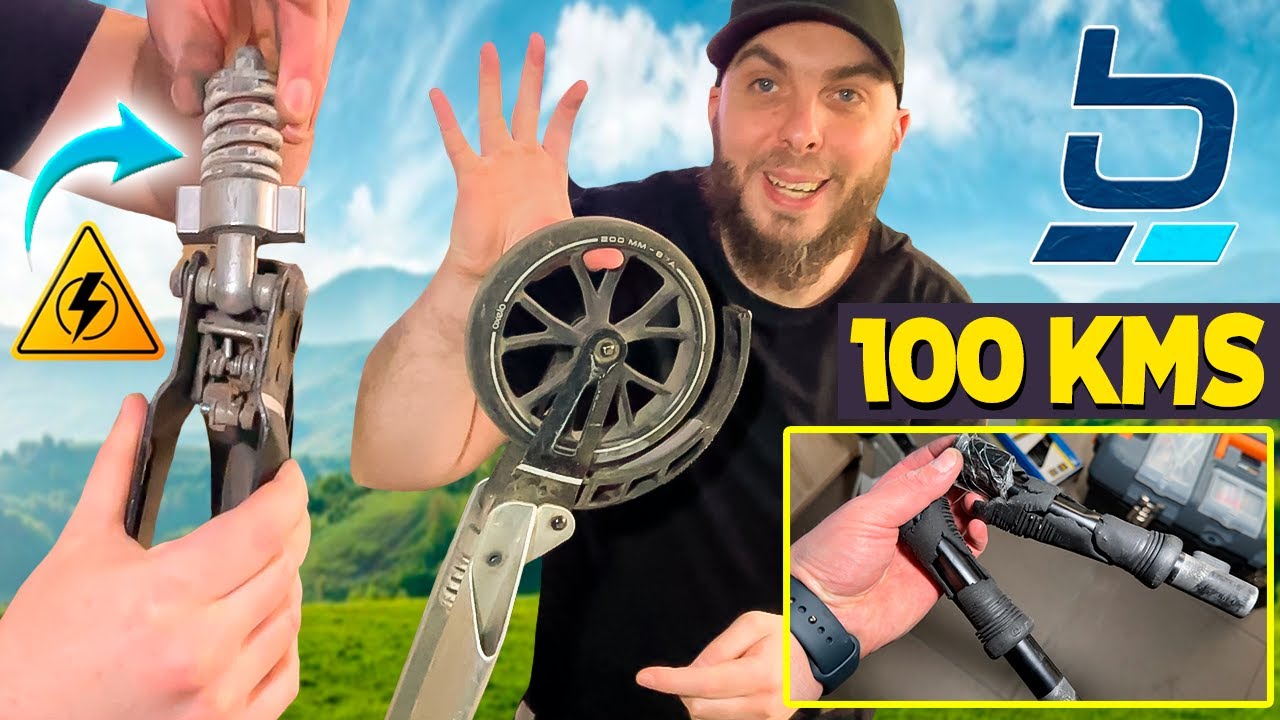 DIY: Comment j&rsquo;ai r&eacute;par&eacute; ma trottinette Oxelo Town 7 de Decathlon apr&egrave;s mon challenge 100 KMS en 24H