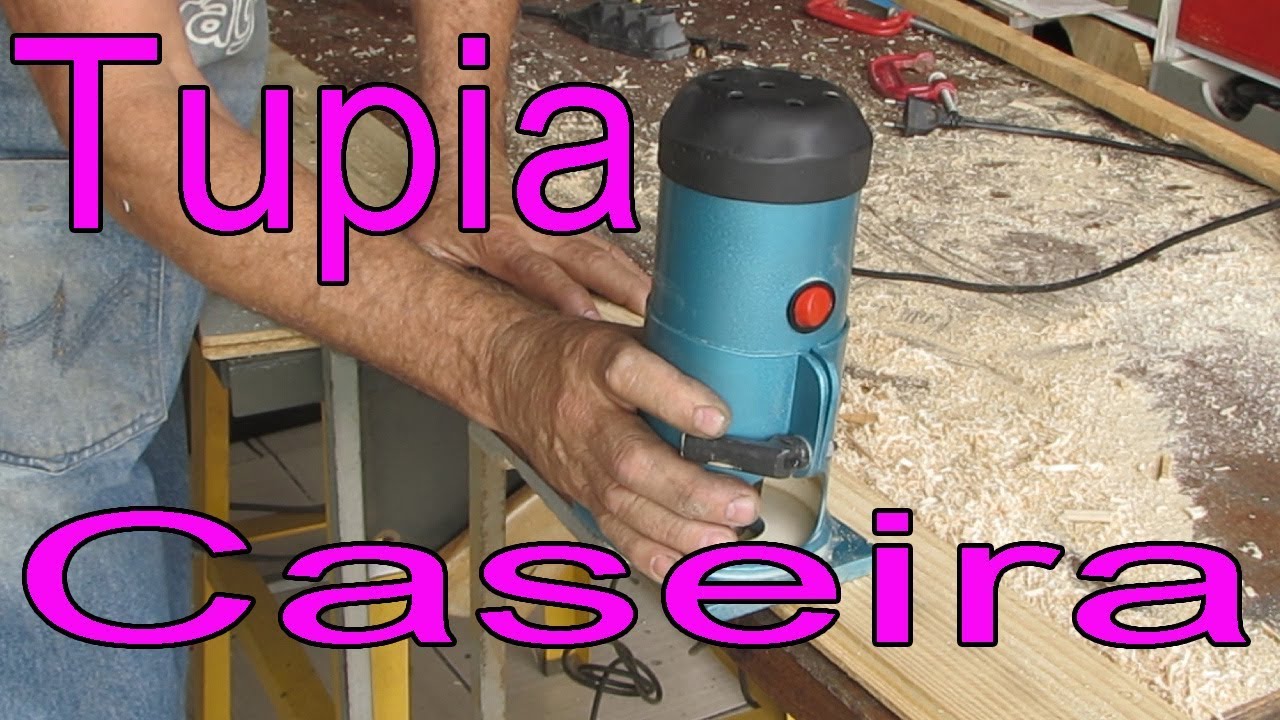 ROUTER CASERO, Tupia Manual Caseira, Homemade Router