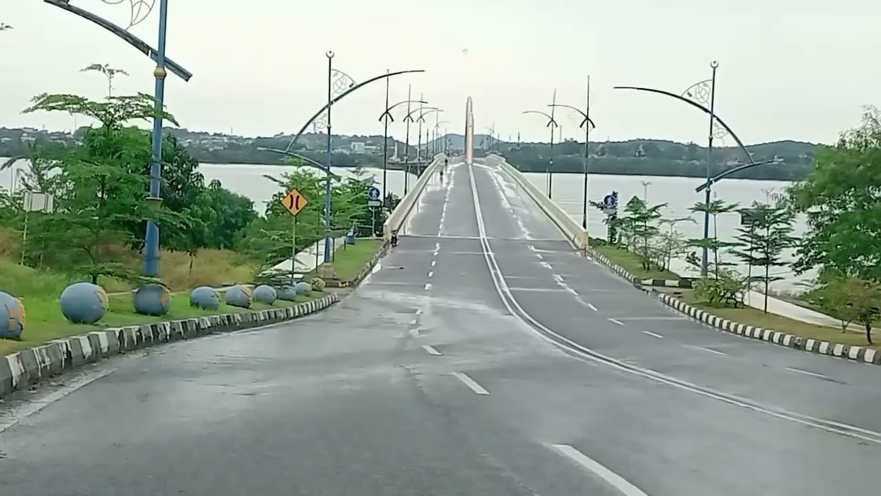 Jembatan penghubung pulau Dompak dan kota Tanjungpinang,2 juli 2025