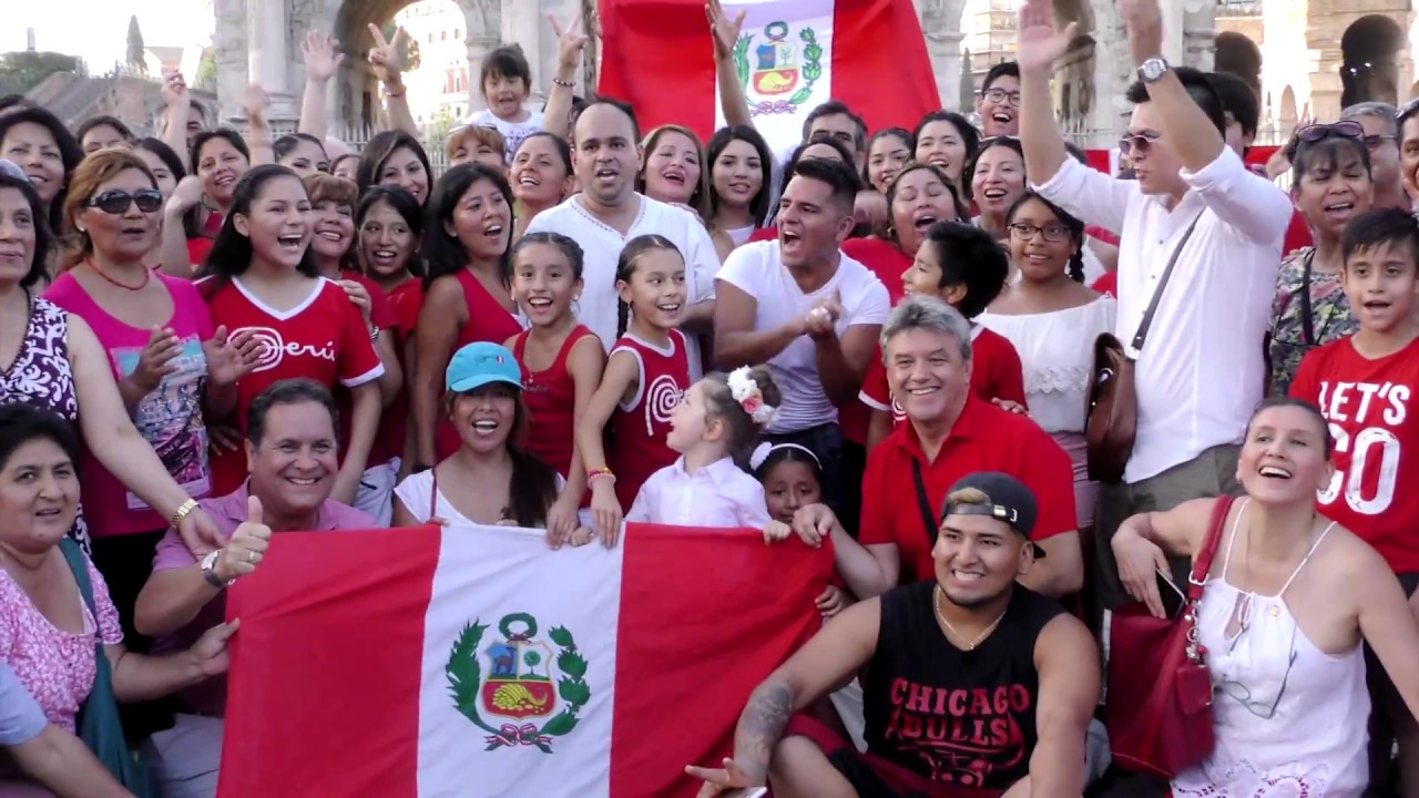 Flash Mob Perú 2017 , Roma / Italia ( Video Oficial )