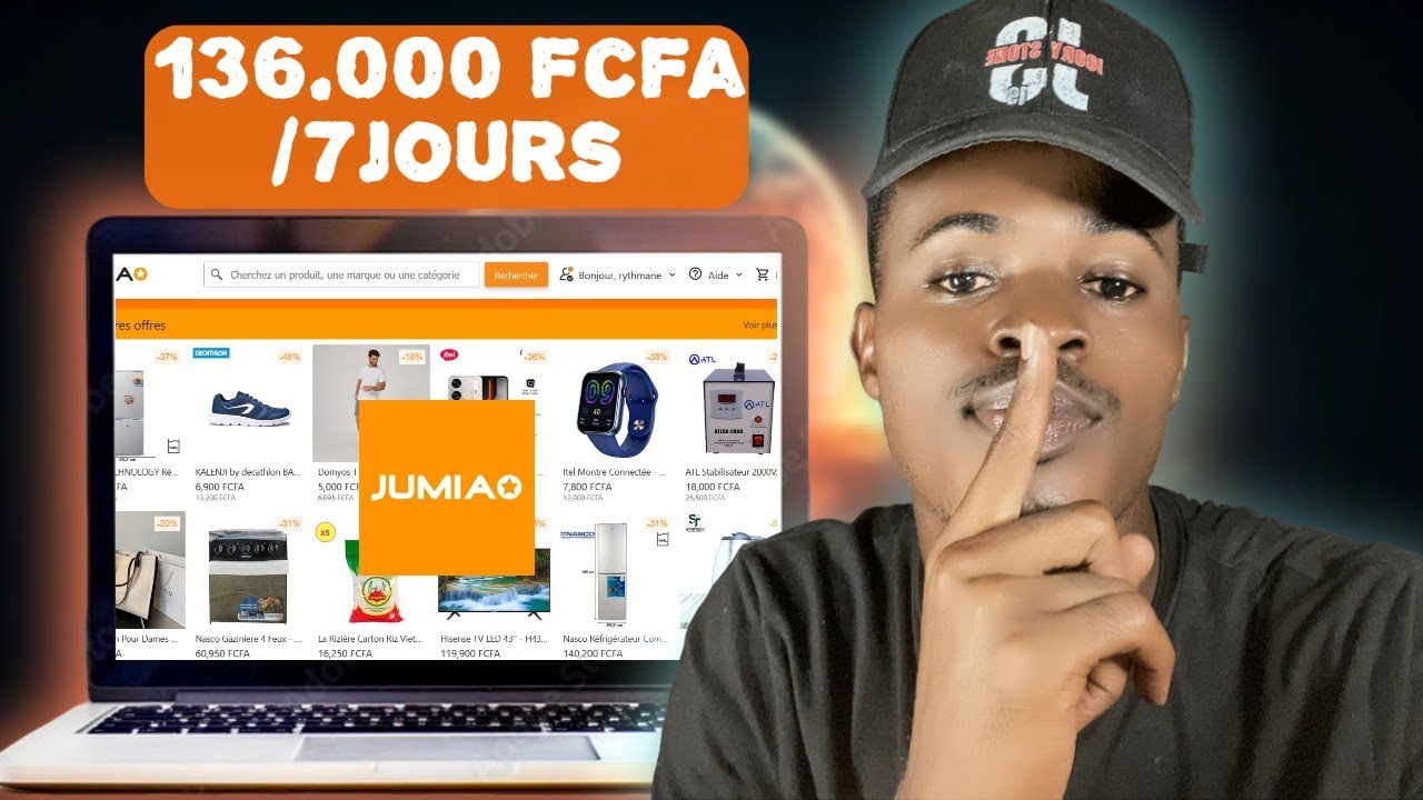 j'ai essayé la vente en ligne sur jumia en 2025 et j'ai gagné 130000 fcfa