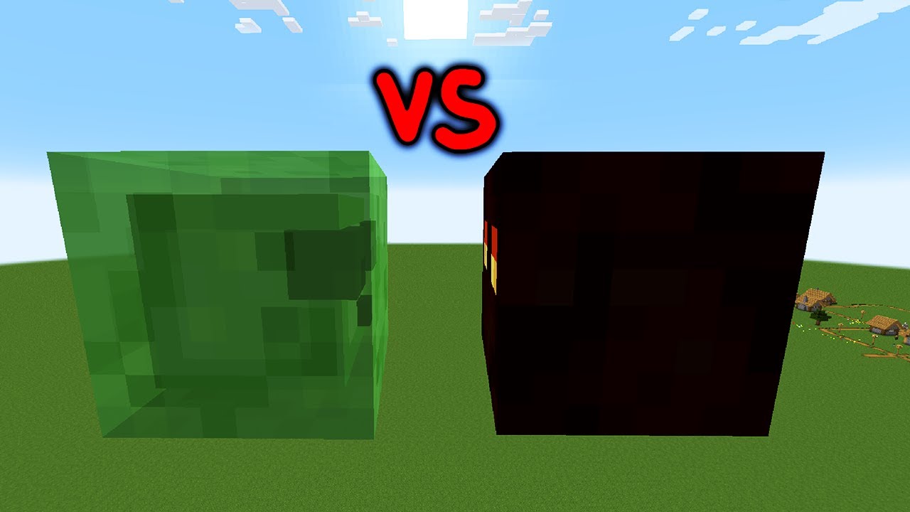 World's biggest slime VS World's biggest magma cube