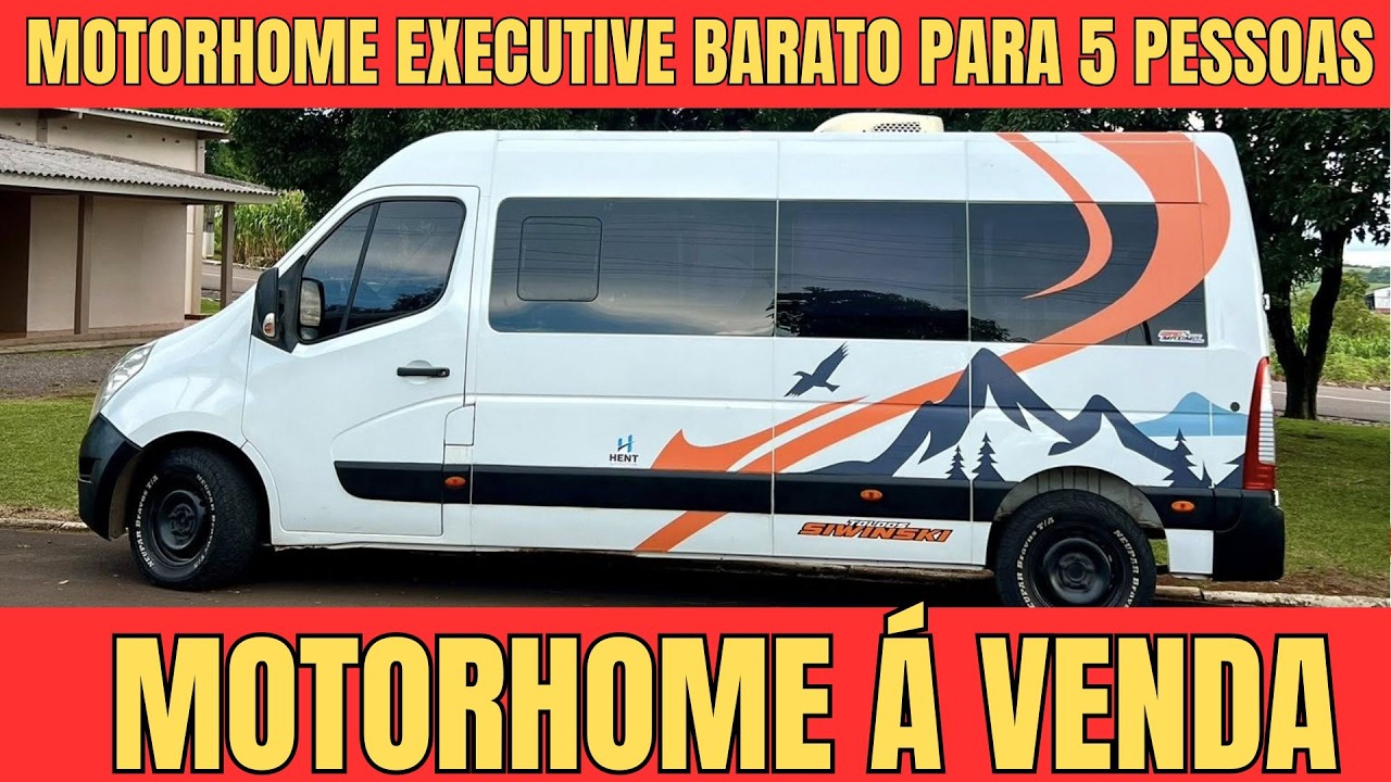 MOTORHOME REANAULT MASTER EXECUTIVE PARA 5 PESSOAS