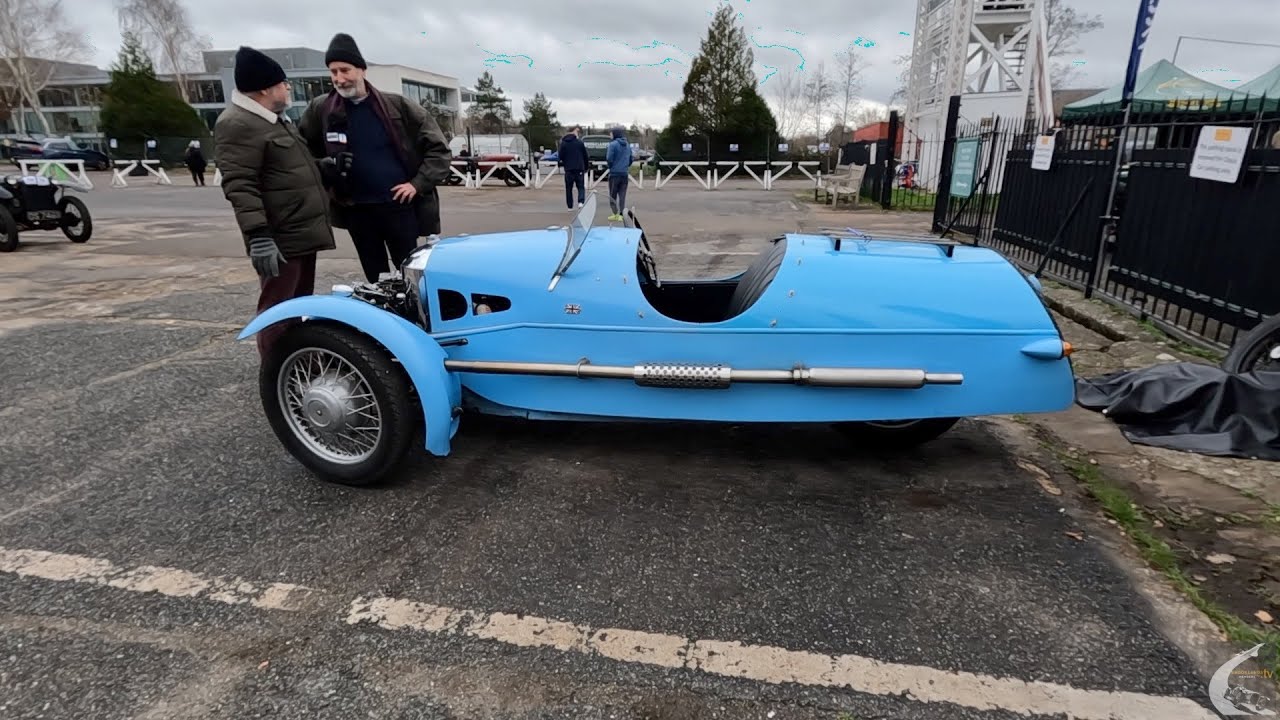 Andy Messant and his 1938 Morgan Super Sports