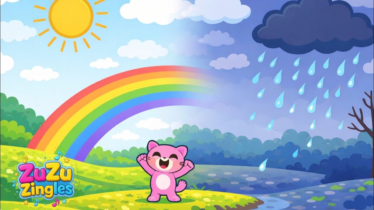 Weather Fun for Kids Learn Seasons and Weather | Nursery Rhyme | Kids Songs