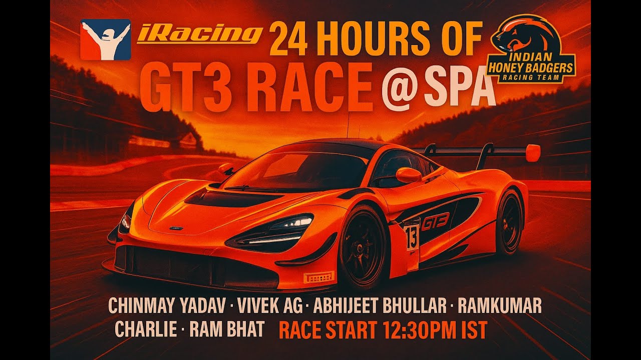 24 Hours of GT3 Race @ Spa (iRacing) Part 2