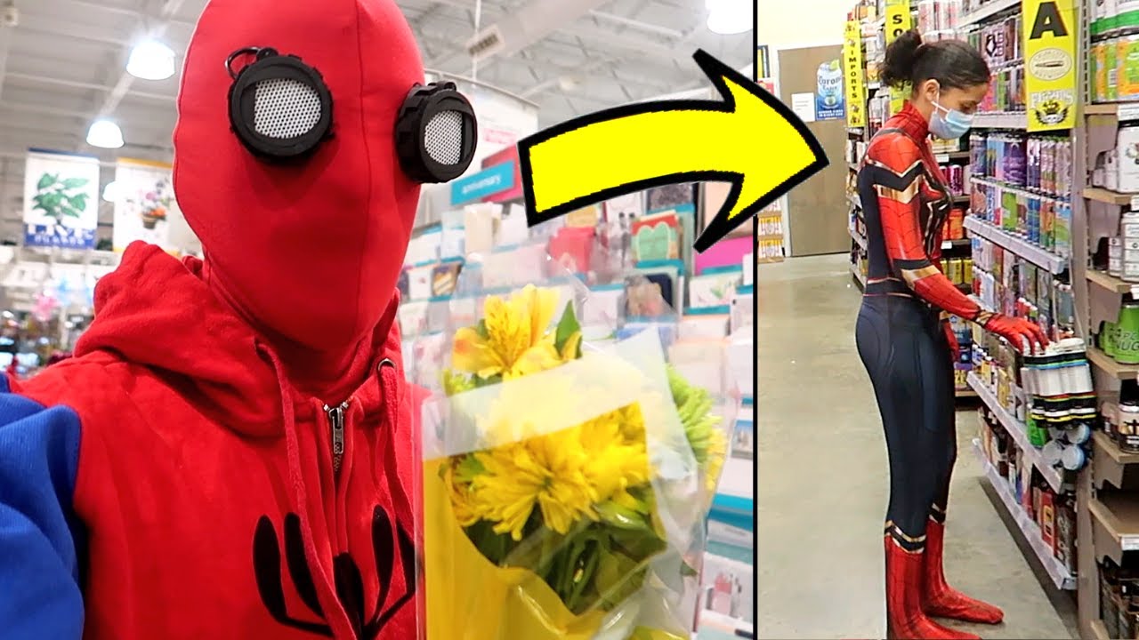 SPIDERMAN ASKS OUT MJ PRANK
