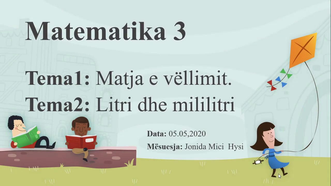 Matematika3 Matja e vellimit  Litri dhe mililitri