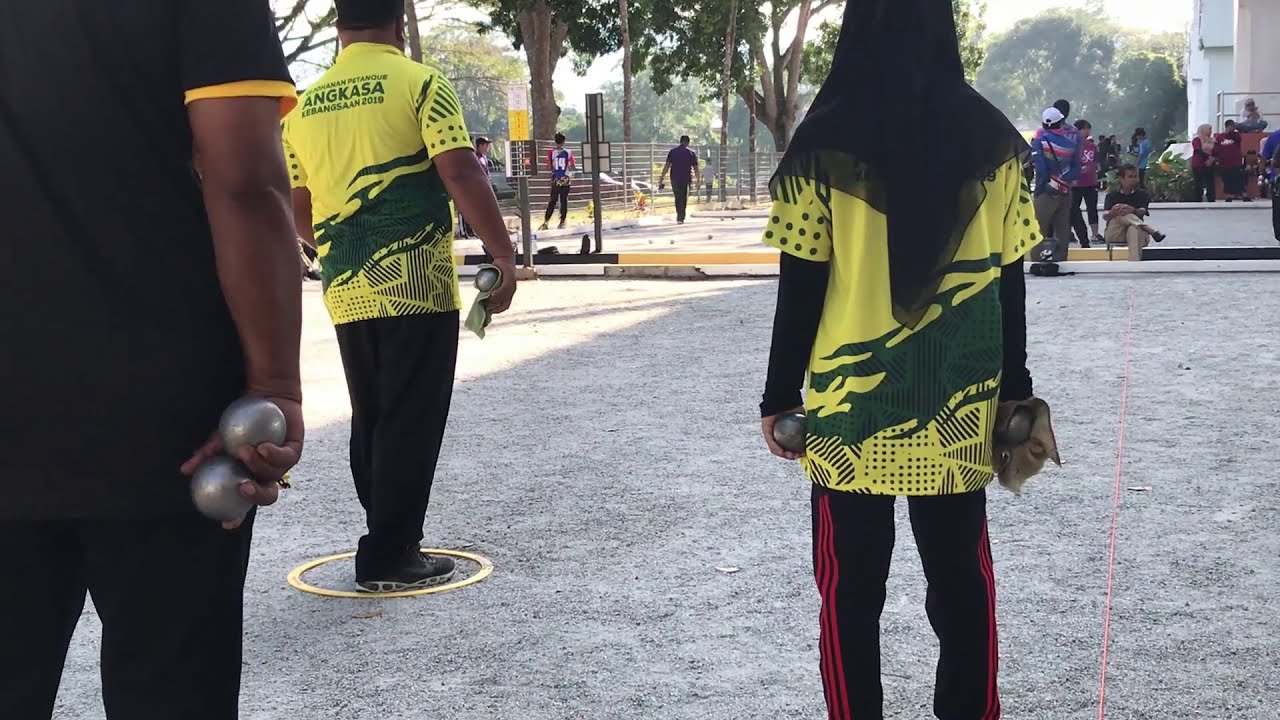 Sukarnya mengalahkan Otai Petanque Kuala Kangsar. Akhirnya berjaya