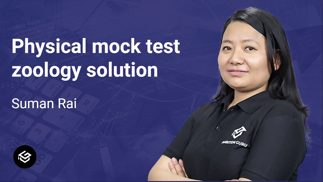 Ambition Guru CEE Based physical mock test zoology solution by suman rai