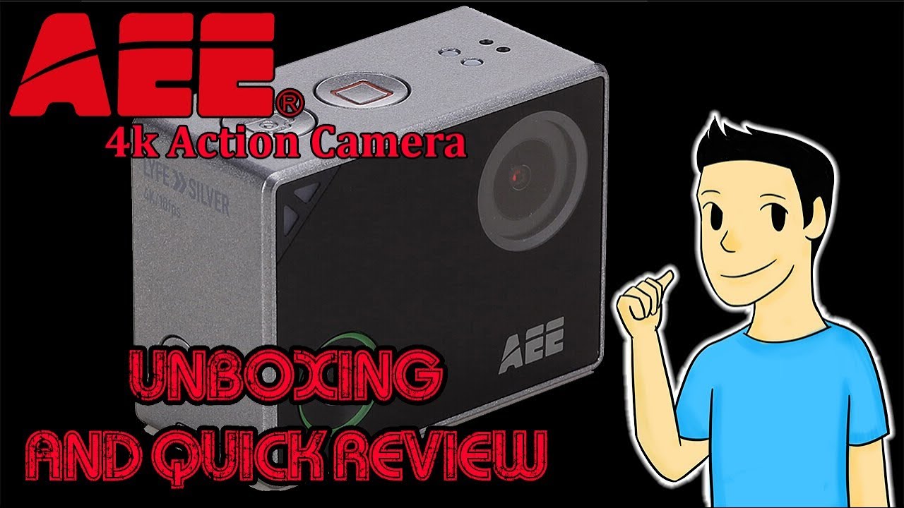AEE Lyfe Silver 4k Action Camera Unboxing and Short Review