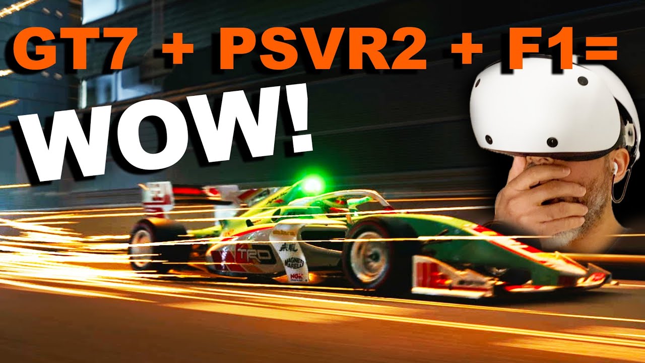 PSVR2 GAMEPLAY - F1 Night Race at Tokyo Expressway - GT7 on PS5