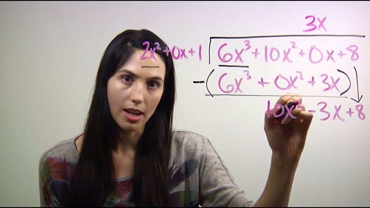 Long Division of Polynomials - Example