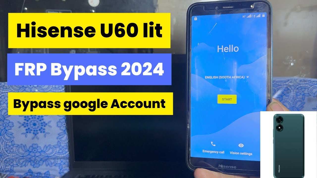 Hisense U60 lite Frp Bypass / Remove Google Acc / Remove Gmail 2024 Without PC
