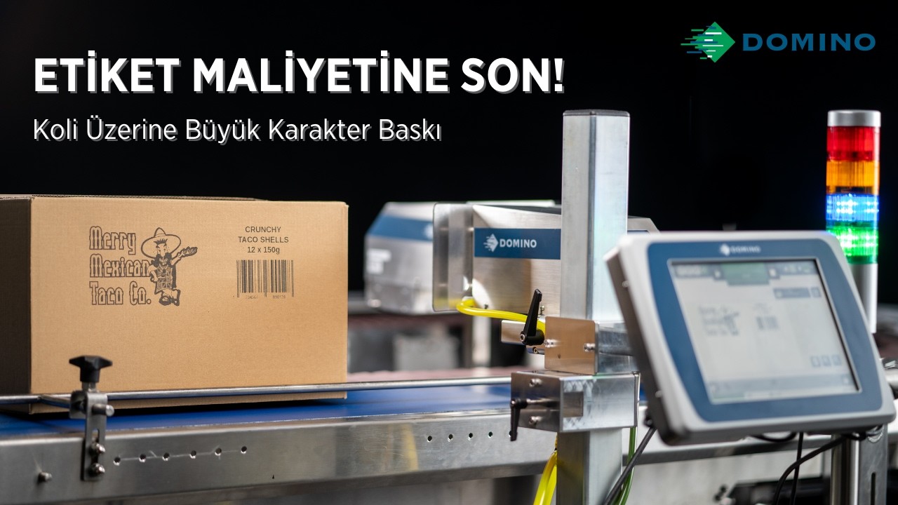 Domino Cx350i: Yüksek Çözünürlüklü Koli Kodlama ve Büyük Karakter Inkjet Yazıcı