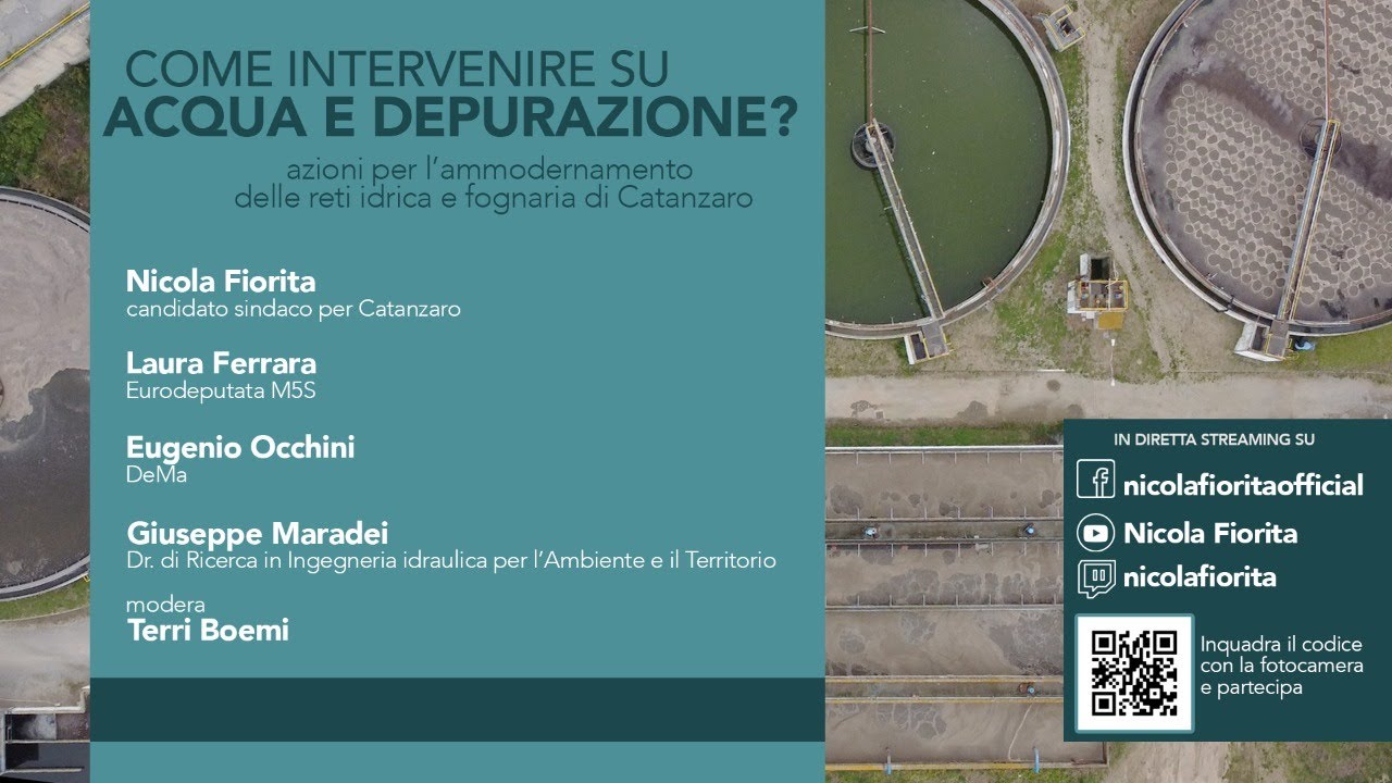 Acqua e Depurazione - interventi per l'ammodernamento delle reti idrica e fognaria di Catanzaro