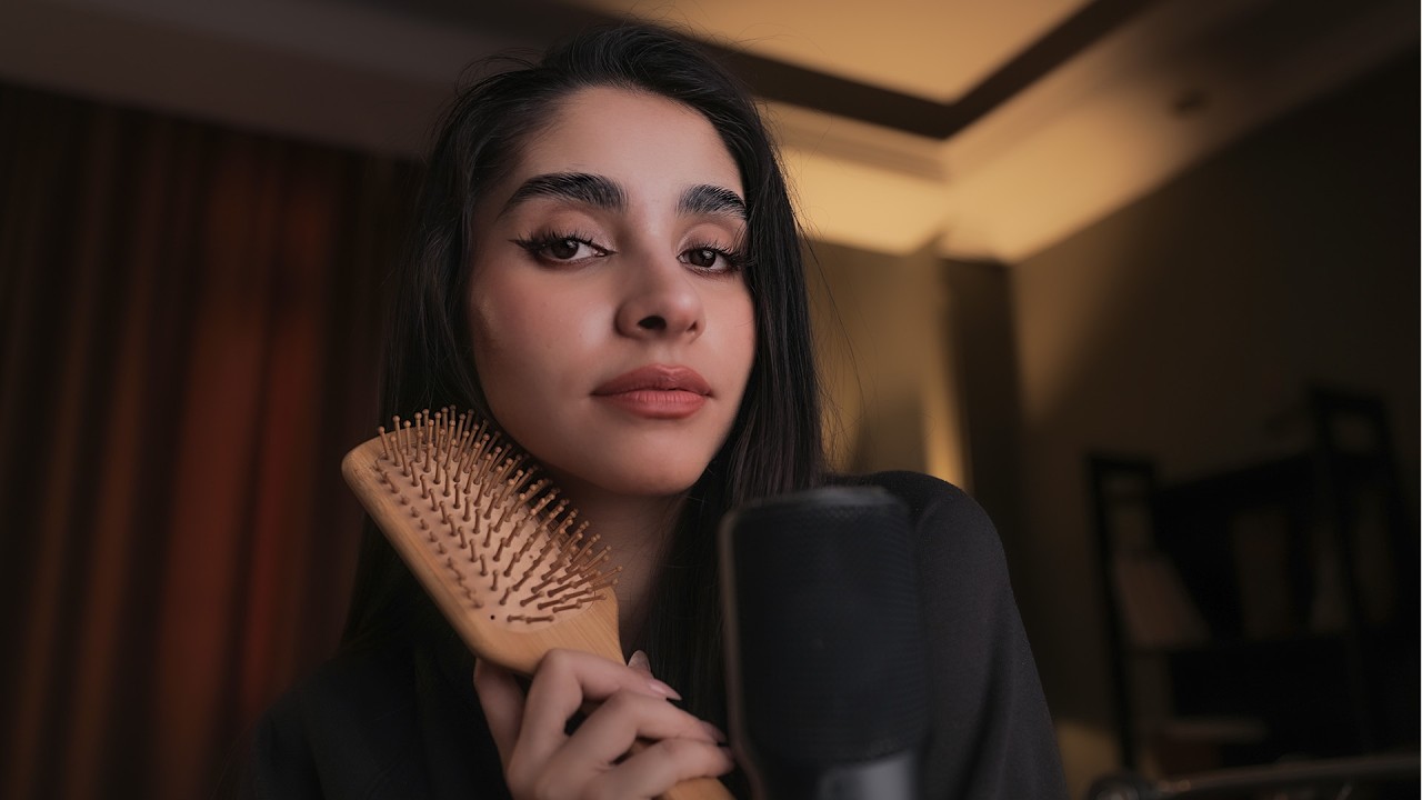 Persian ASMR | استرست رو ازت میگیرم تا بخوابی 🥱 (رول پلی مو, ماساژ, صدای لایه ای)