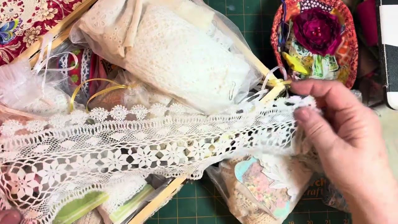 Finished! My project from Corrine’s retreat. Also, what now lives inside. 