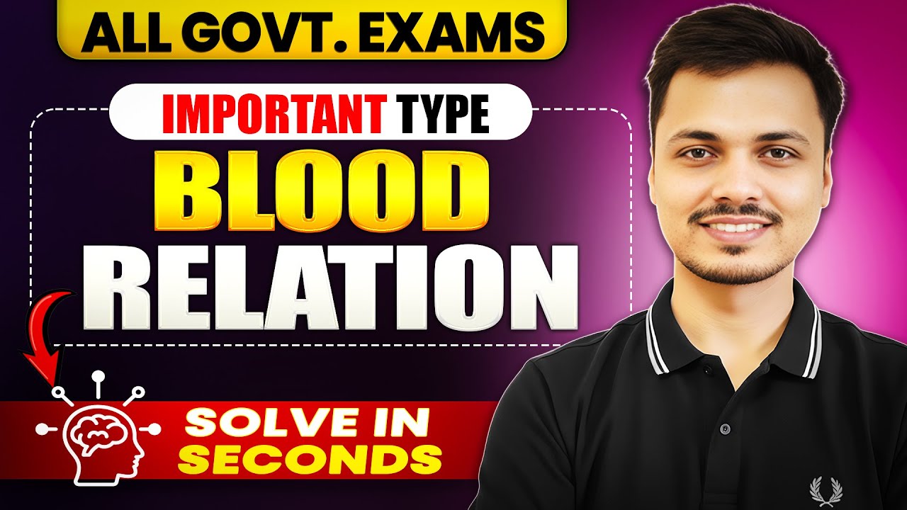 Blood Relation Coding 🔥 Solve in 5 Seconds | No Pen No Paper | Fastest Reasoning Trick