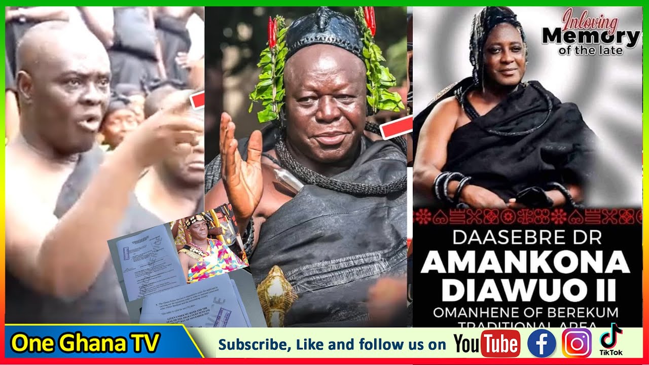 Biibi Besi🔥 Dormaahene speaks after Police stopped him whiles Otumfour $torms Berekumhene’s fυneral