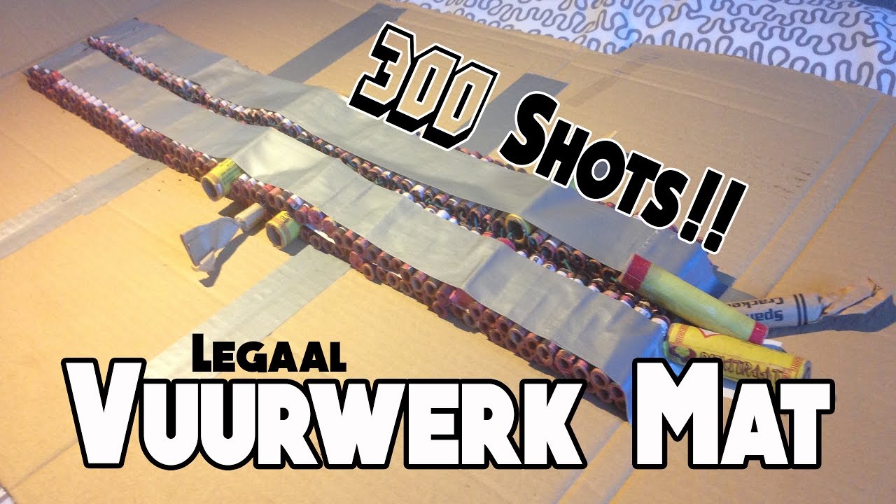[TUTORIAL] Hoe maak je een Vuurwerk Mat 300 SHOTS || 2016/2017