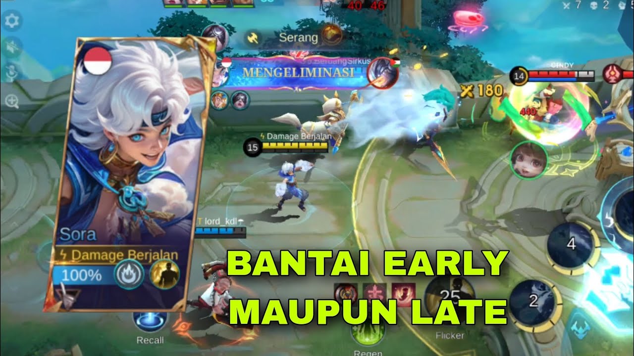 CARA SORA BANTAI BANTAI TIM LAWAN - MLBB INDO