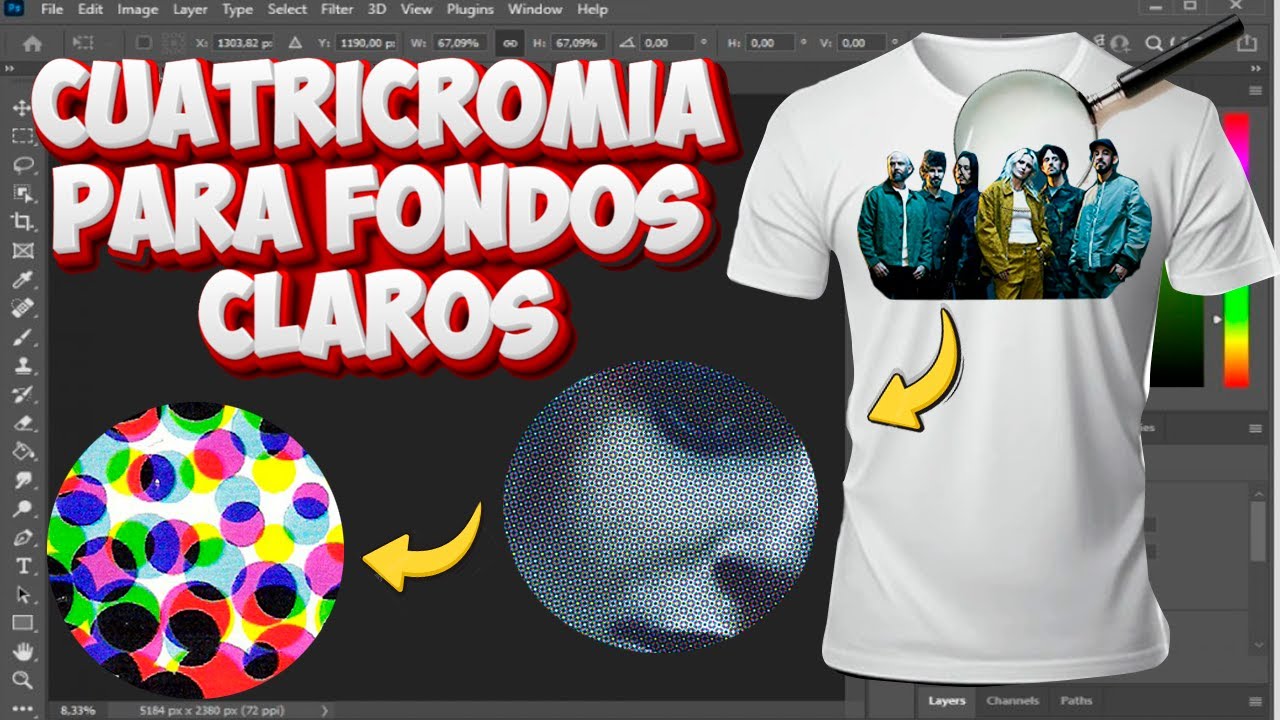 La guía definitiva para NO FALLAR en la CUATRICROMIA en serigrafía!
