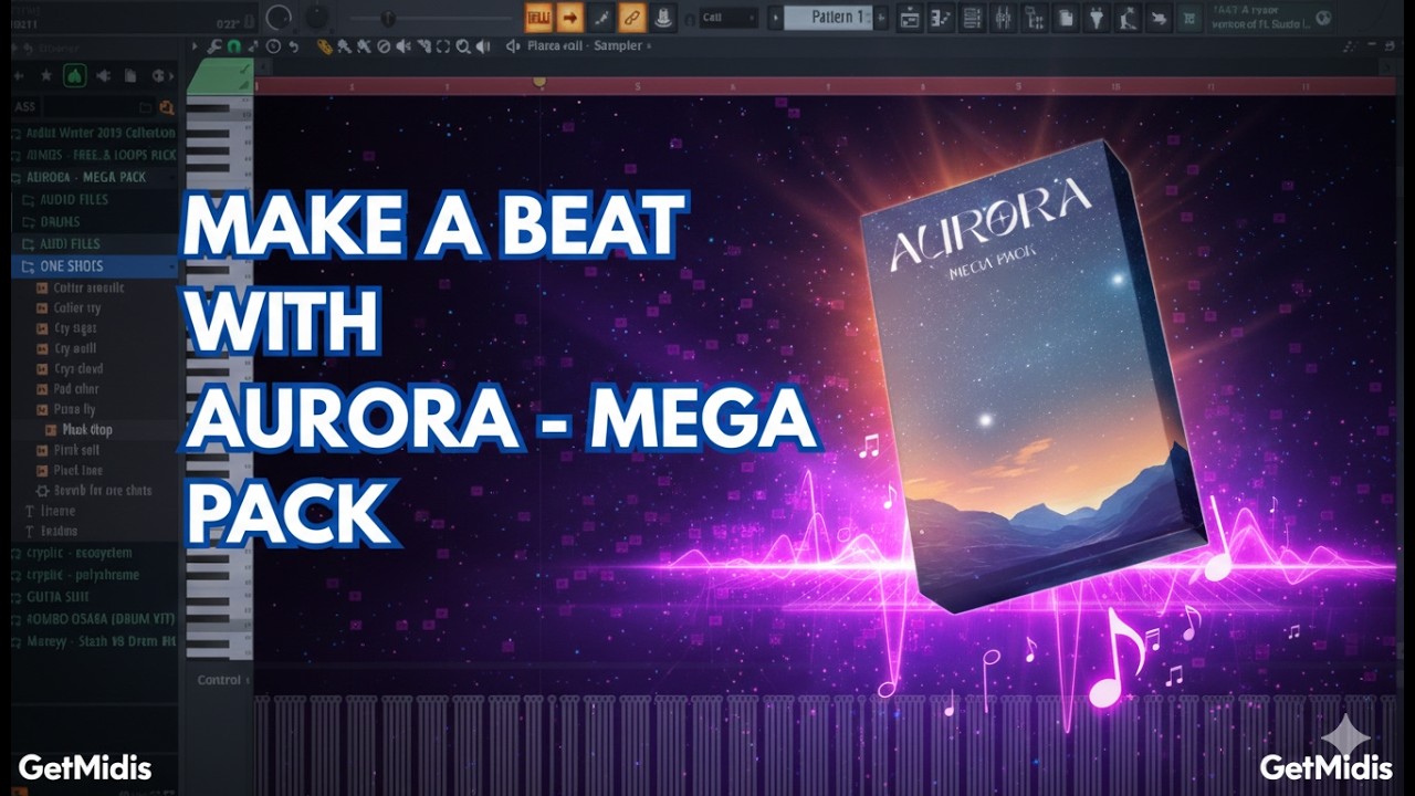 I Made a Beat Using ONLY My MIDI Pack – AURORA Mega Pack