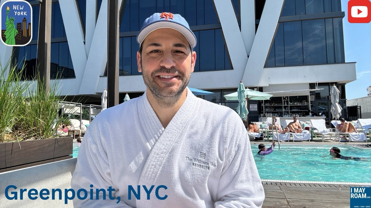 A stay at The William Vale Hotel in Brooklyn and dinner at Westlight NYC rooftop bar