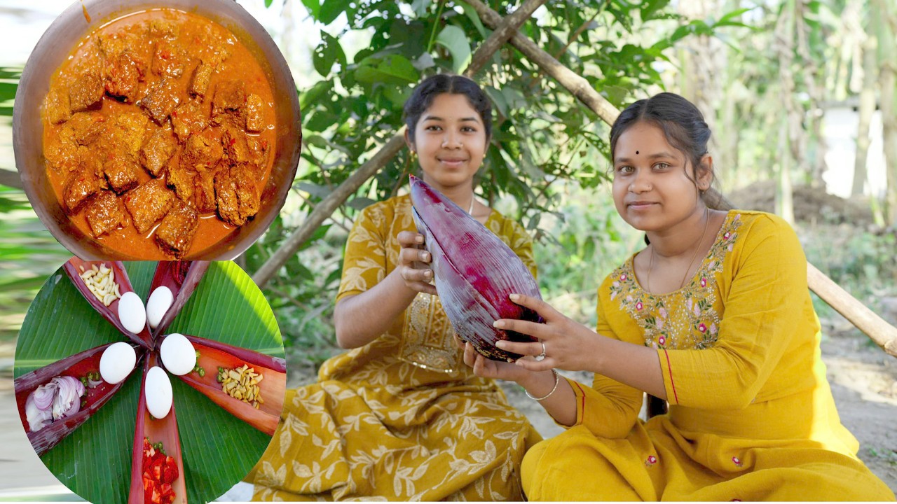 এভাবে মোচা দিয়ে ডিম রান্না করলে বারবার খেতে ইচ্ছে করবে/Mocha Egg Curry Recipe | Simple & Tasty