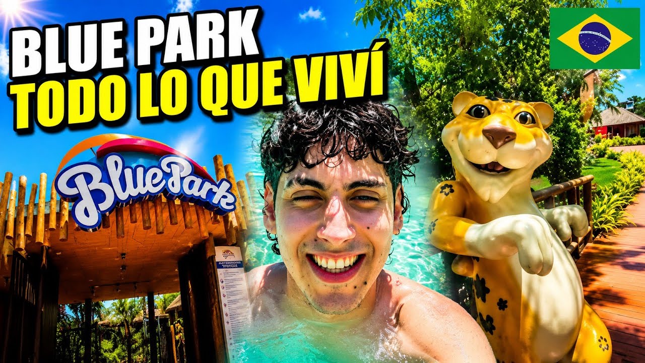 ASÍ ES EL PARQUE ACUÁTICO BLUE PARK EN FOZ DE IGUAZÚ BRASIL 2025 🇧🇷