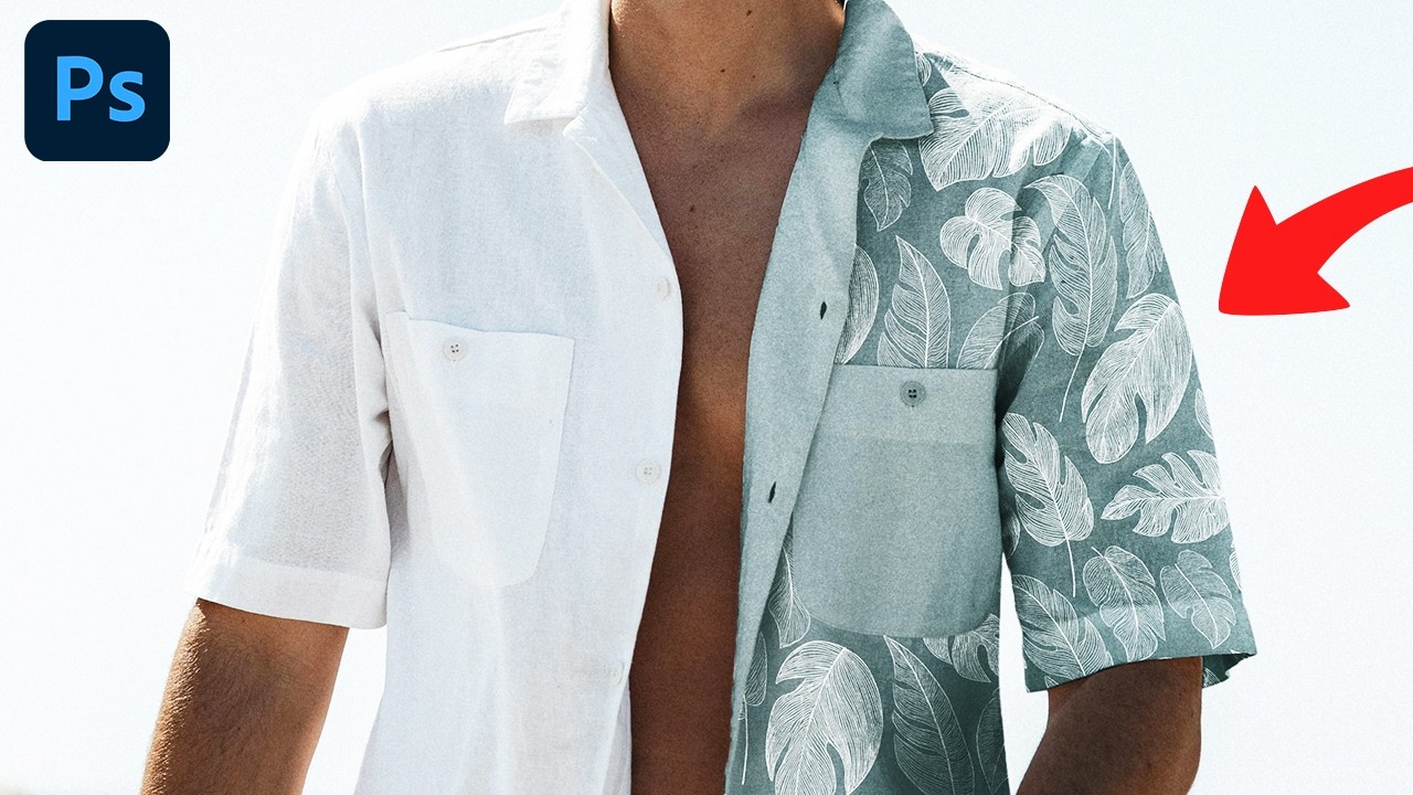 How To Realistically Apply Patterns Onto Clothing In Photoshop