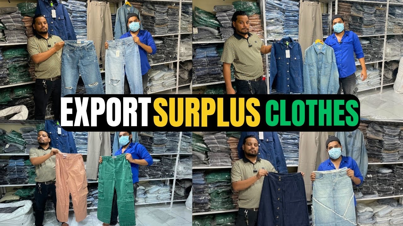 Export Surplus Jeans wholesale market in mumbai / branded surplus jeans in mumbai / export surplus