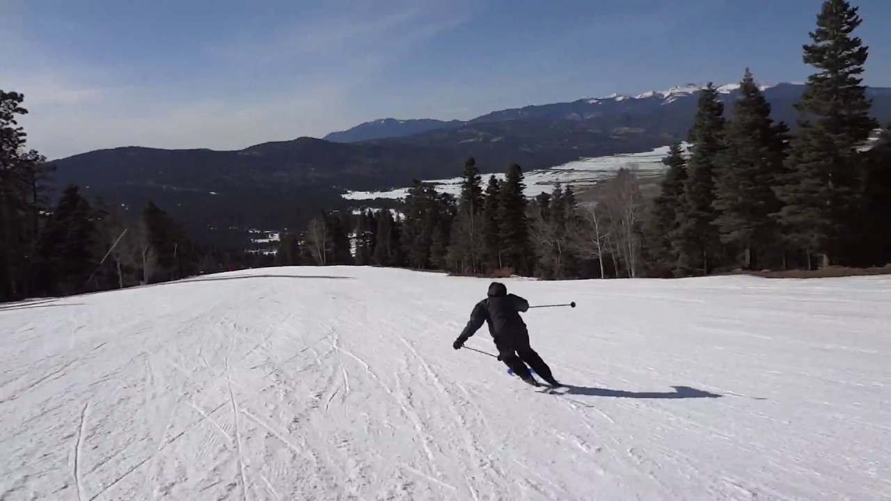 Angel Fire Ski Resort, New Mexico - Todd's Ski Video - Top of Mt to Base