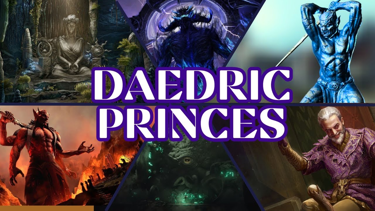 The COMPLETE Guide to the Daedric Princes (Elder Scrolls Lore)