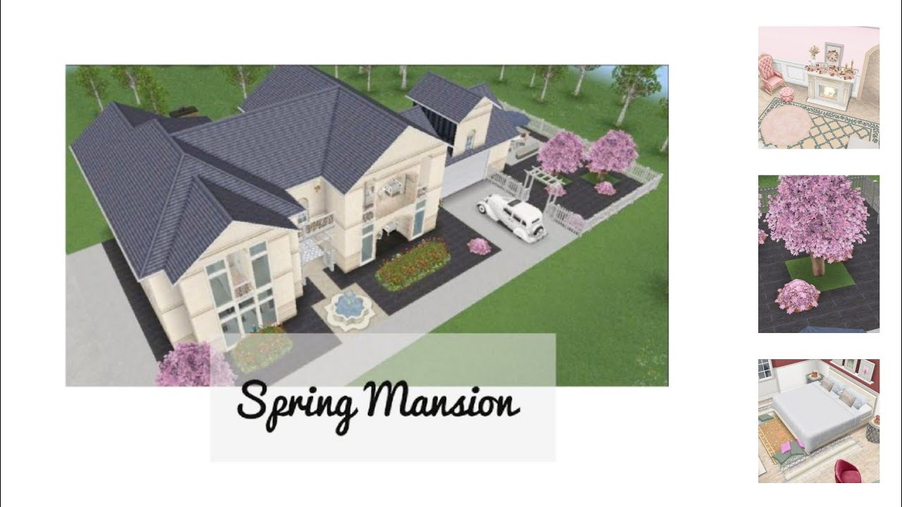 Sims Freeplay | Spring Mansion 🌸| Tour + floor plan