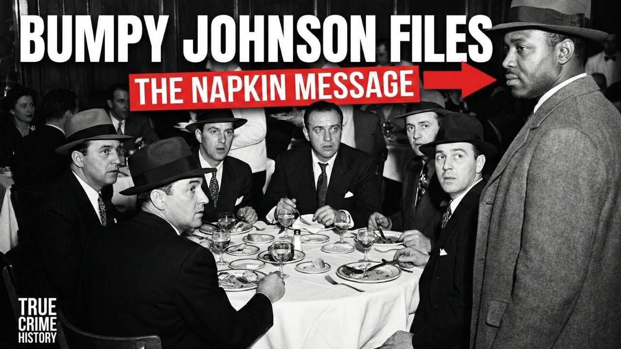 The Napkin Message That Terrified the Mafia | Bumpy Johnson’s Silent Warning