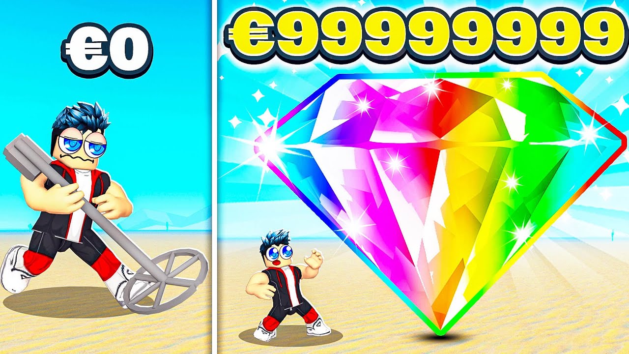 J'ai dépensé 100 000 € dans Roblox Desert Detector pour TROUVER L'OBJET LE PLUS CHER DU MONDE...