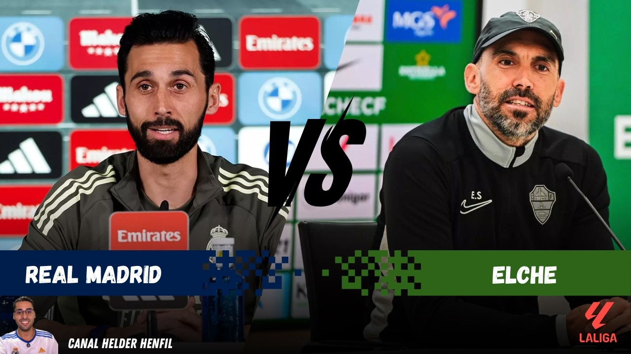 DE OLHO NA CHAMPIONS E NA BRIGA POR LA LIGA, O REAL MADRID RECEBE O ELCHE