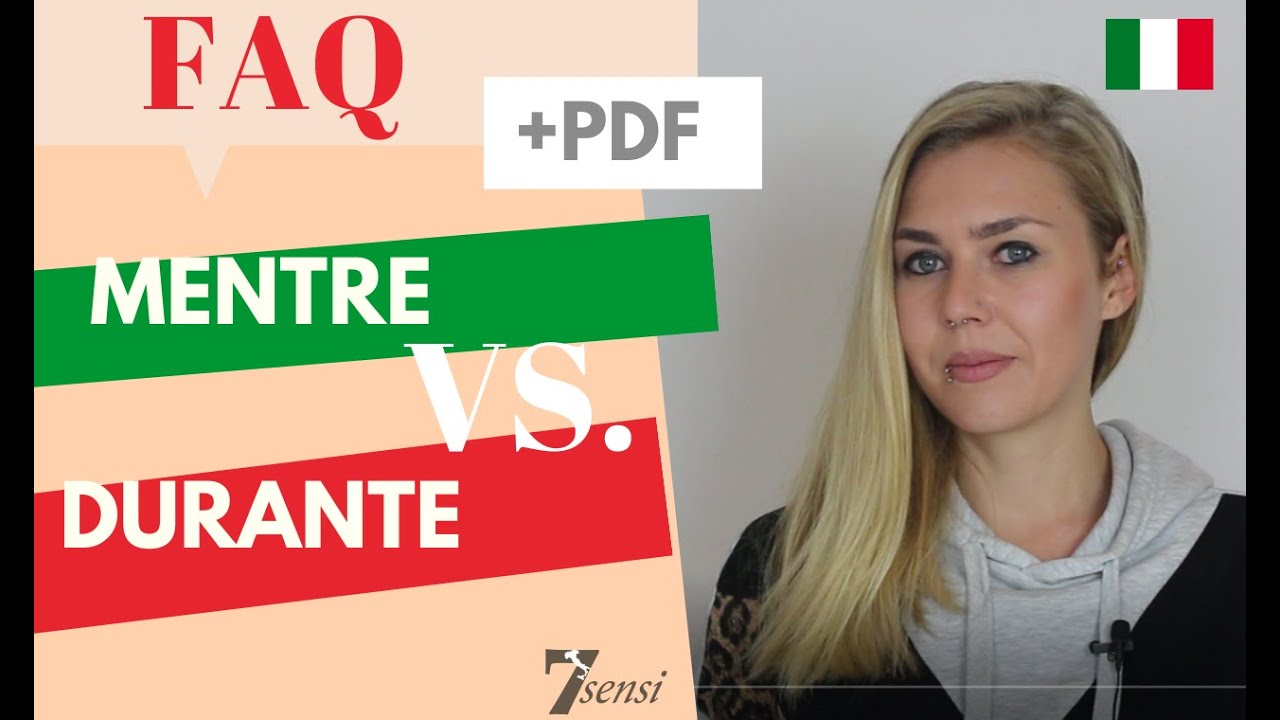 Italienisch Grammatik | MENTRE vs. DURANTE