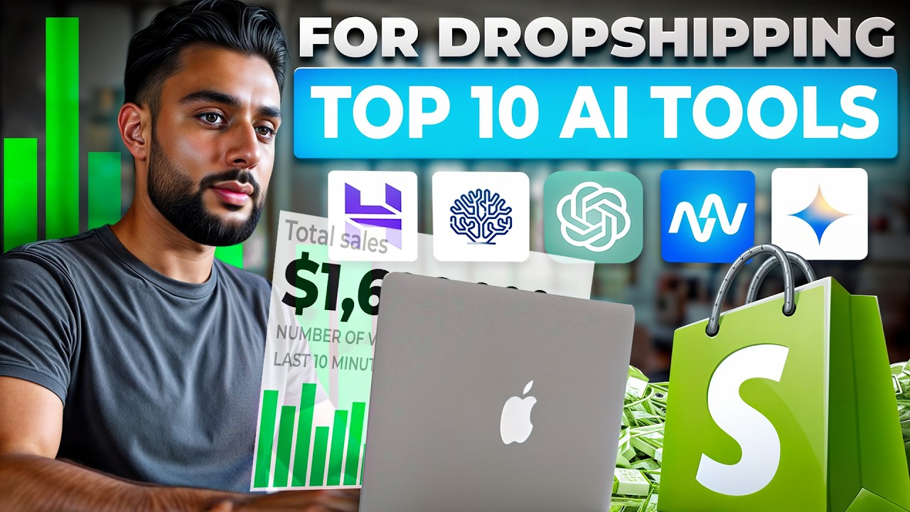 10 Must Have Shopify Dropshipping AI Apps In 2025 (FOR BEGINNERS)