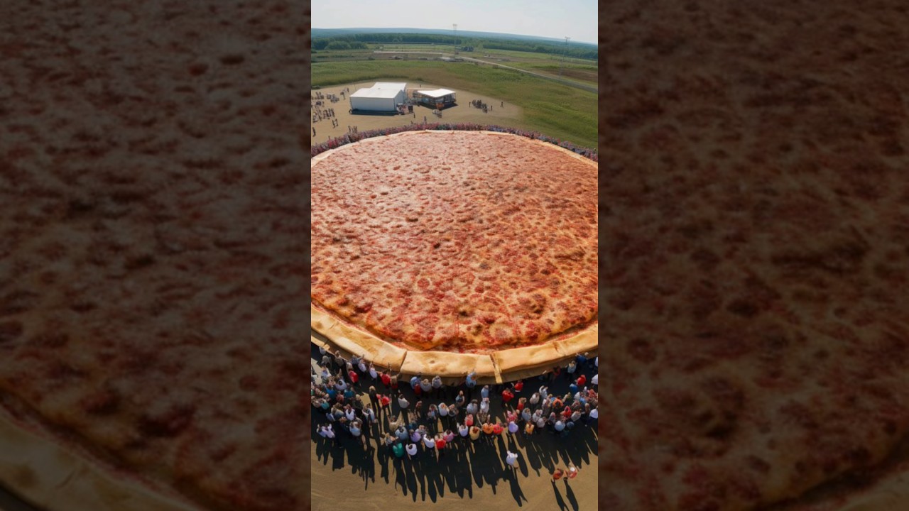 Gr&ouml;&szlig;te Pizza der Welt 🍕