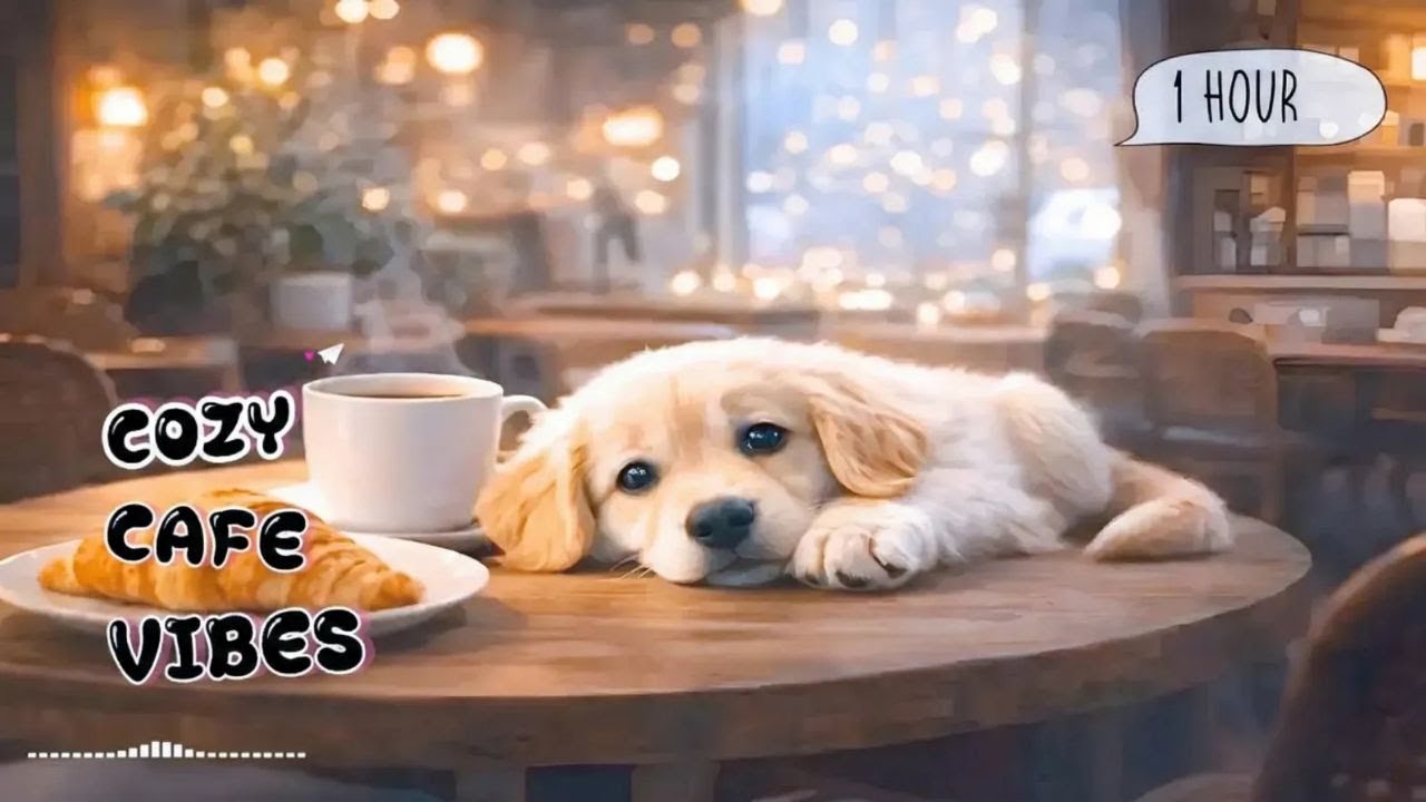 [playlist]☀️ Sleepy Puppy Café Vibes | Don't Think. Just Let It Play