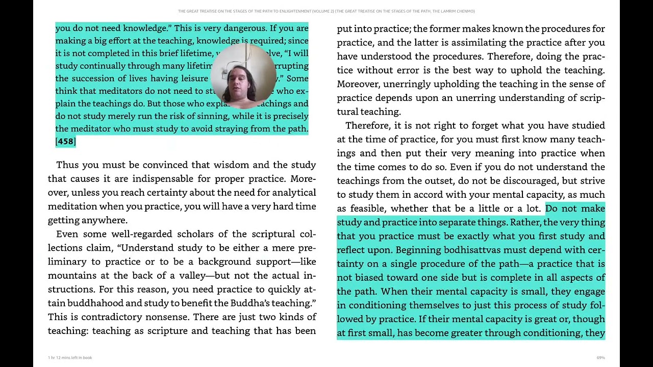 Reading books - The Great Treatise (best reading)