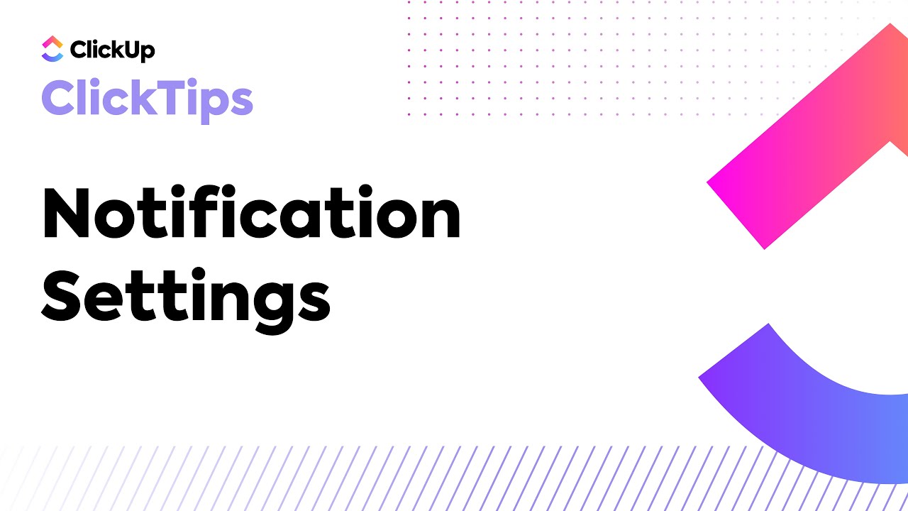 Notification Settings (ClickTips)