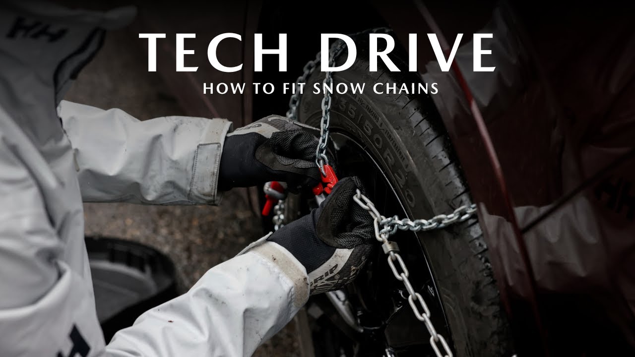 Mazda CX-80 Tech Drive: How to fit snow chains
