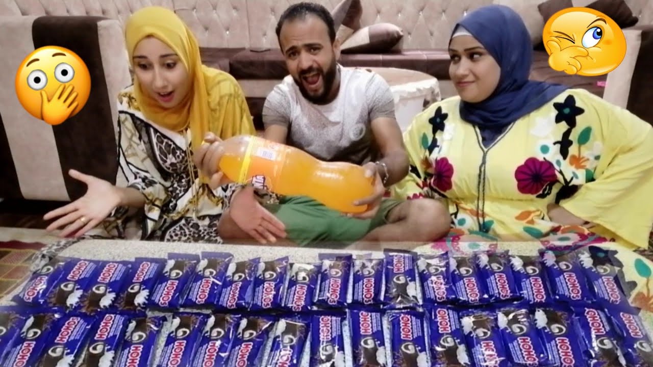 تحدى أكل أكبر كميه من الهوهز والعقاب ف نص الشارع أطفال المدارس طالعه وإتفرجت علينا🙆‍♀️😂
