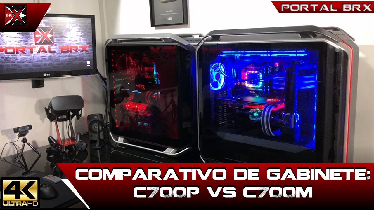 Comparativo de gabinete: C700P VS C700M