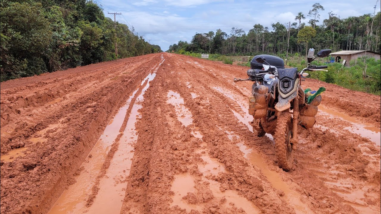 BR-319 LOCAL ONDE  ARRANCARAM O ASFALTO. 10KM DE ATOLEIRO V&Iacute;DEO 22. DIA 09/03/2023