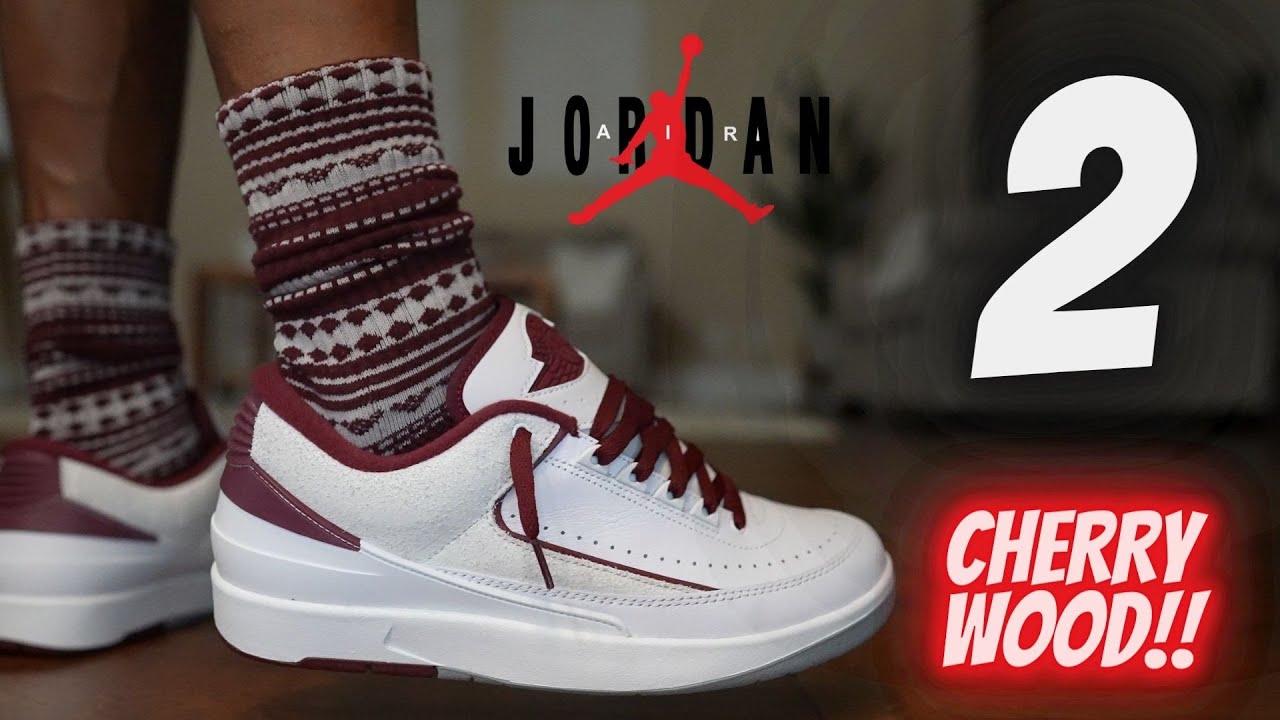 SLEEPER OF THE SUMMER JORDAN 2 LOW CHERRYWOOD DETAILED REVIEW & ON FEET W LACE SWAPS!!